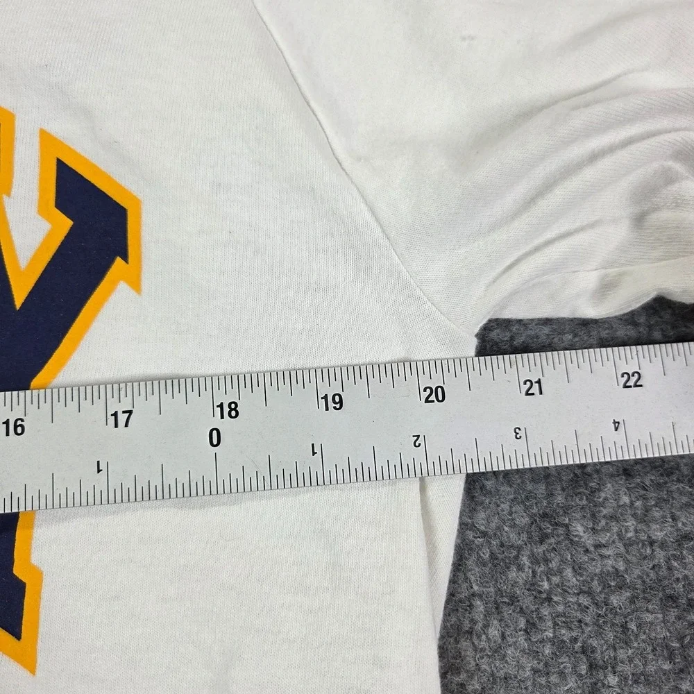 VTG SOFFE Baseball Jersey Men's Medium US Navy Midshipmen White